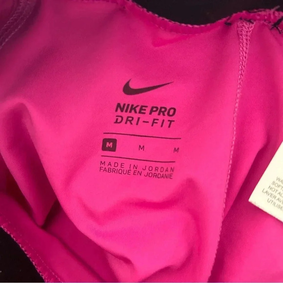 Nike Pro 3" Training Shorts Pink Size M - Picture 8 of 8